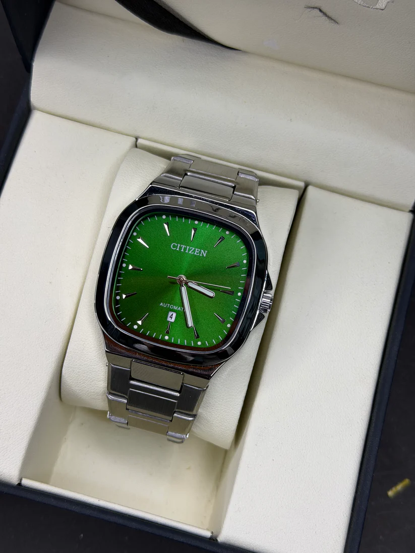 Citizen Square Stainless Steel Watch - Image 4
