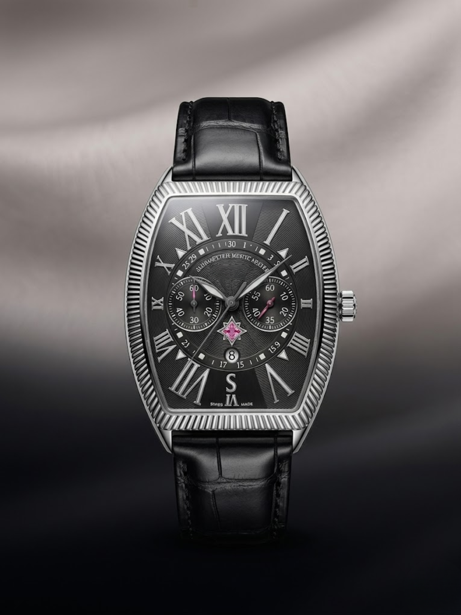 FM Inspired Curve Dial Watch