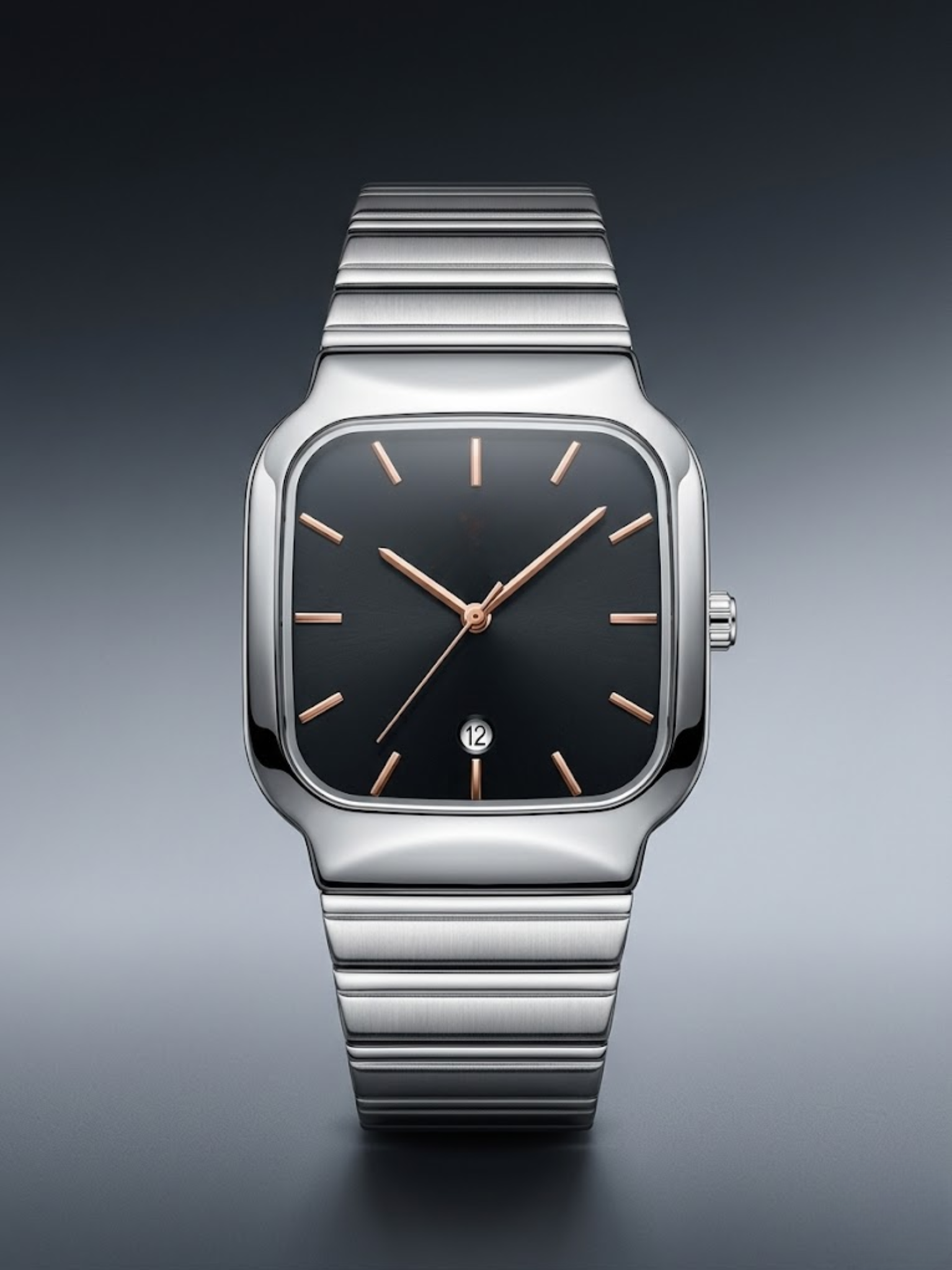 Dfarno Square Shape Stainless Steel Watch