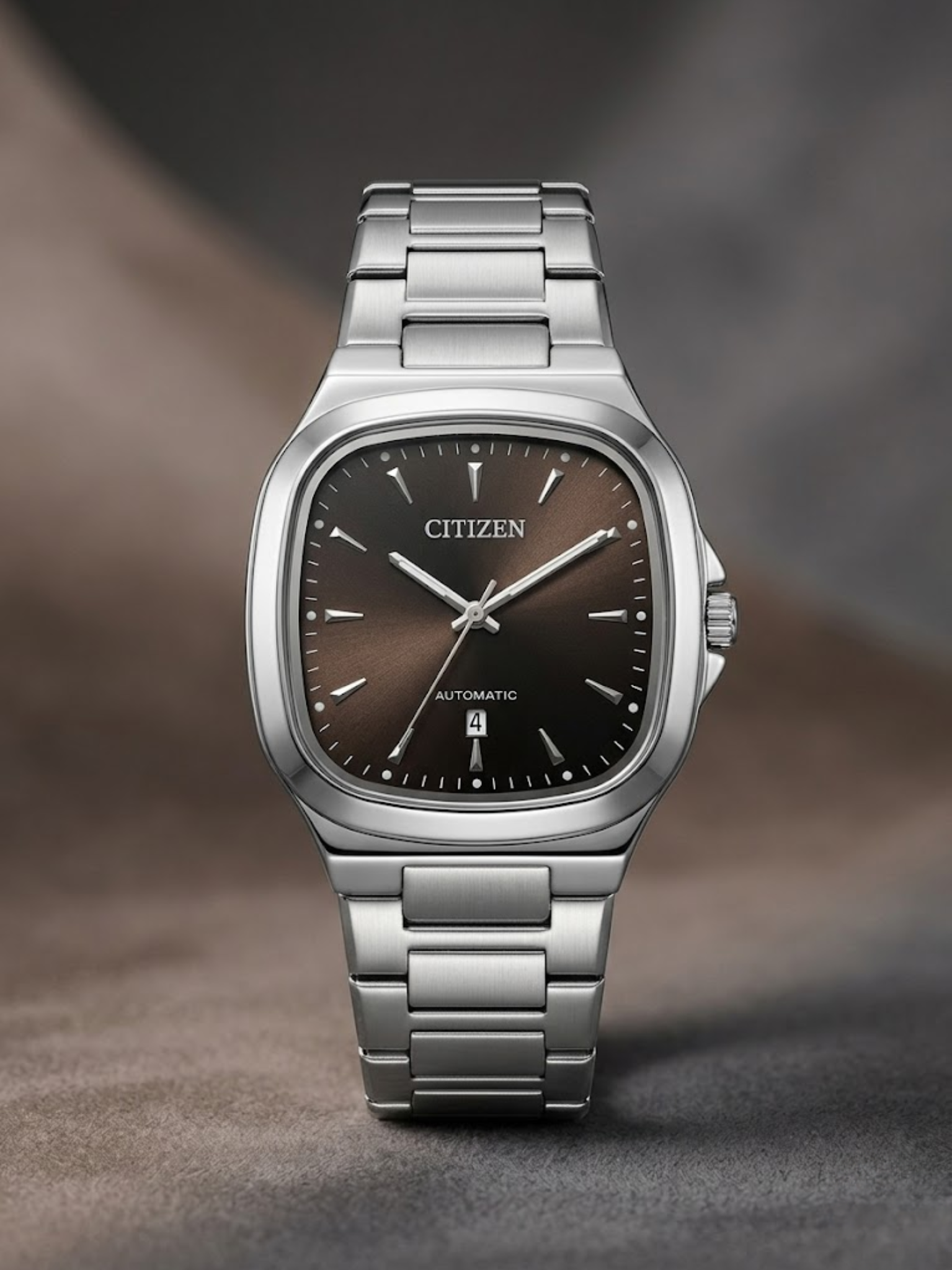 Citizen Square Stainless Steel Watch