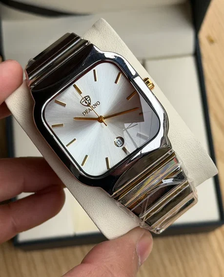 Dfarno Square Shape Stainless Steel Watch